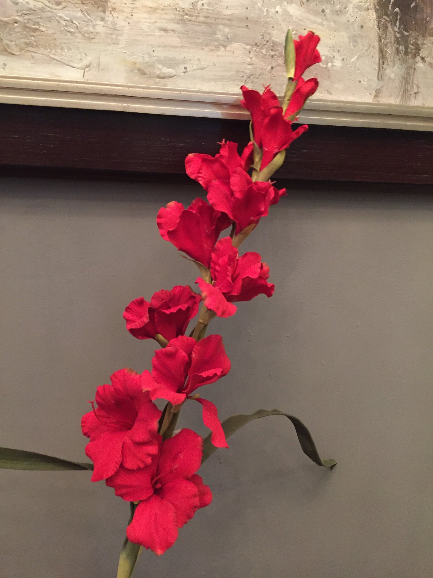 Flor artificial tipo Gladiola