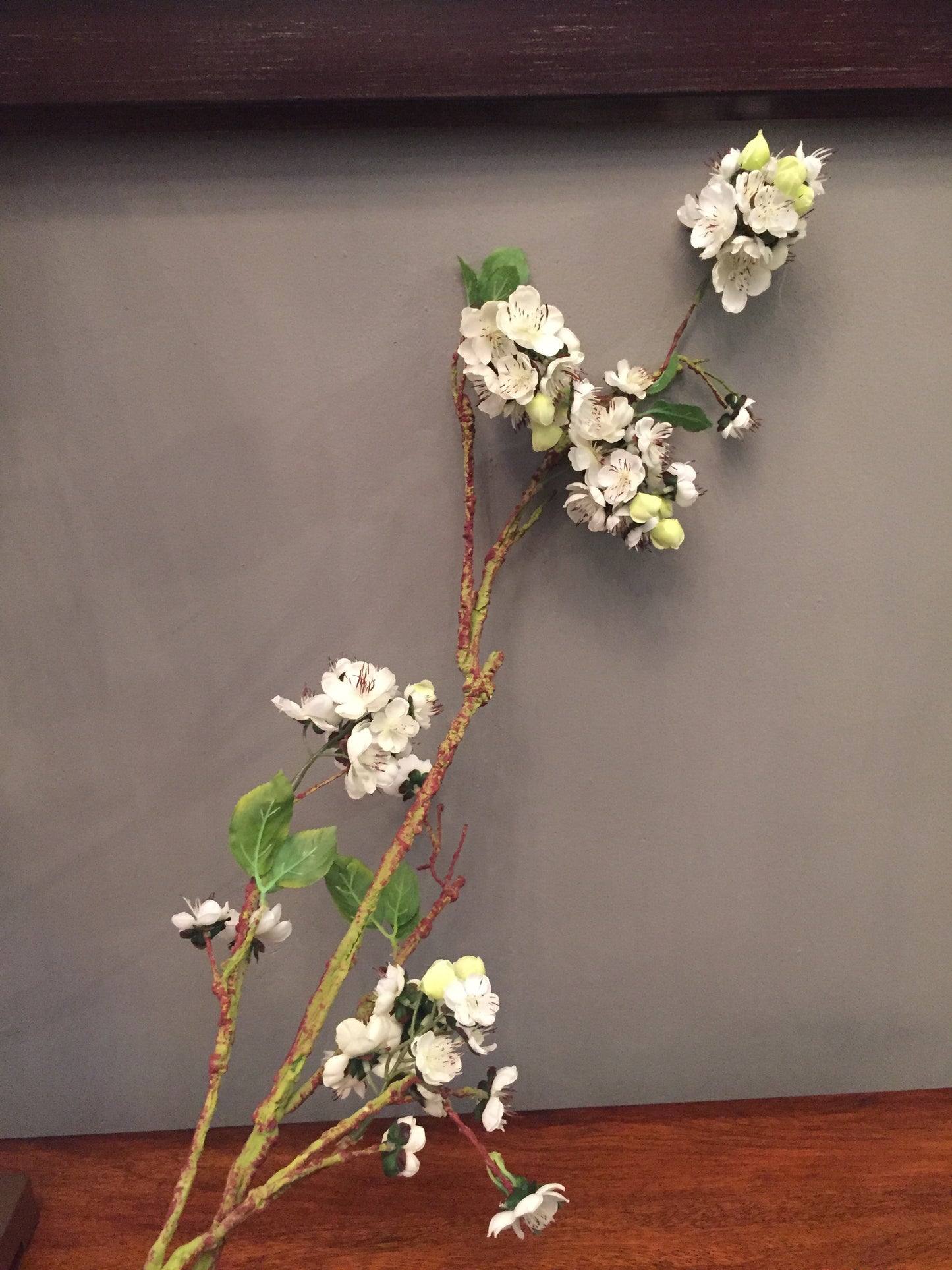Flor artificial tipo Vara de Cerezo (por pieza disponible en: Blanco y Rosa)