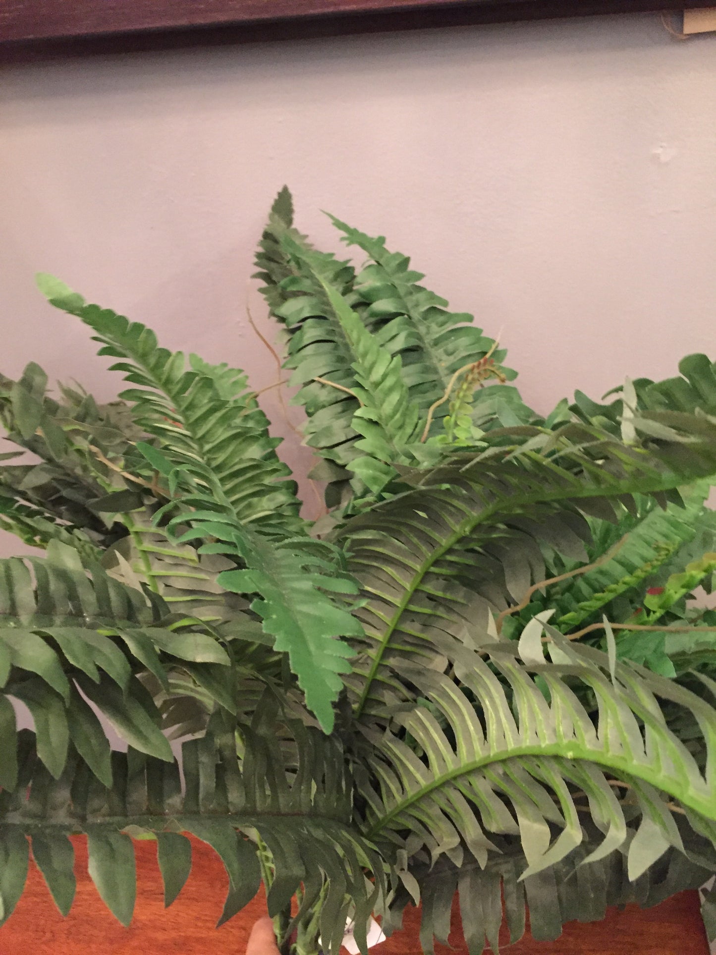 Follaje artificial tipo Helecho verde (por pieza)