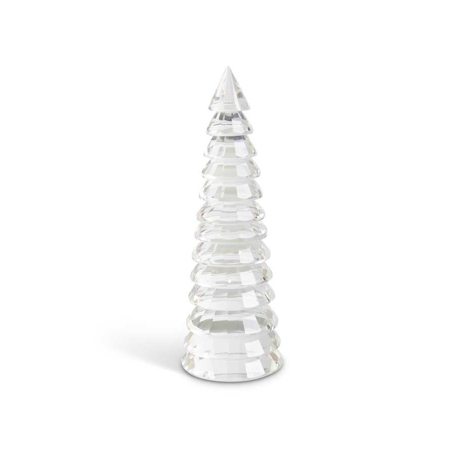 Árbol decorativo de cristal 13"