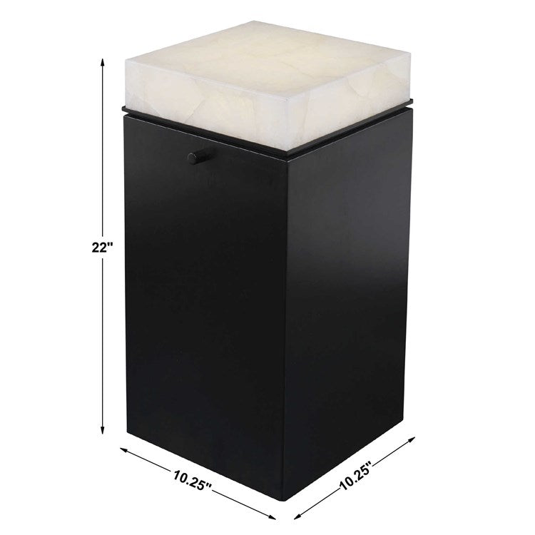 Mesa Lateral Cuadrada con luz