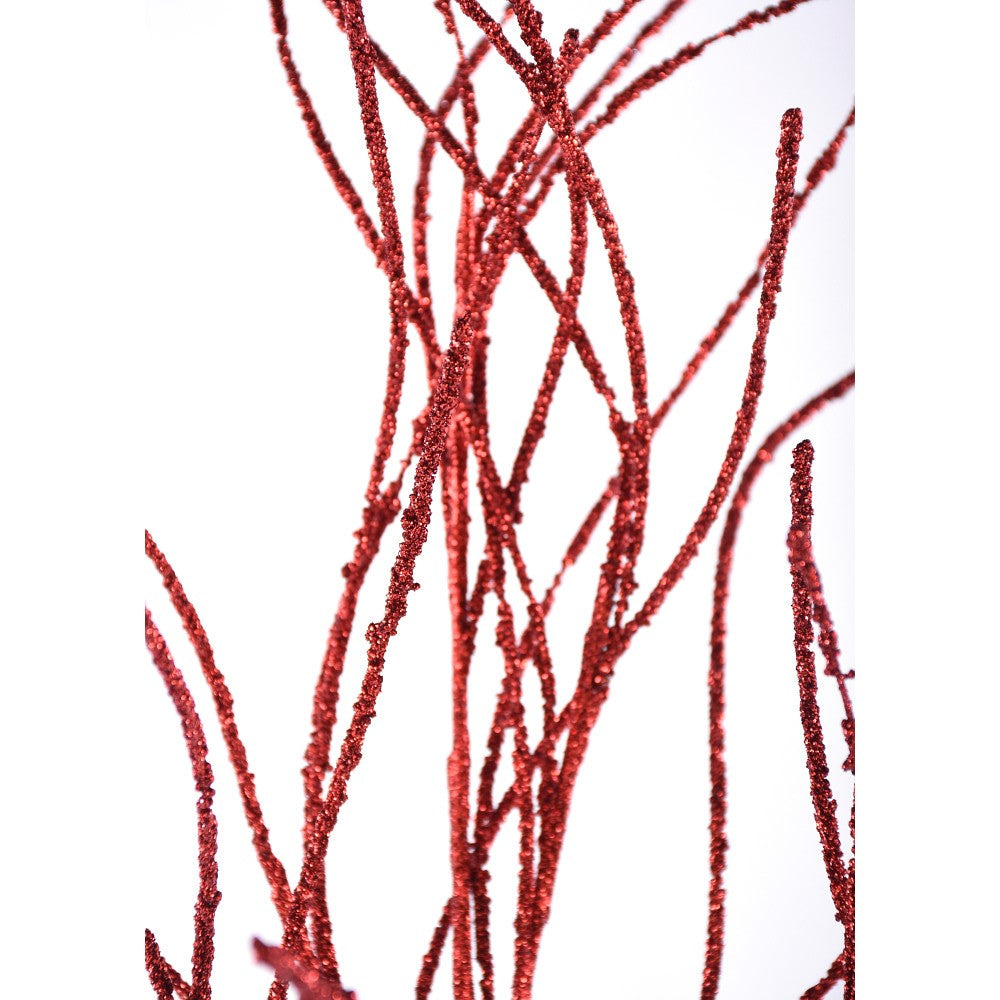 Troncos "Iced Willow" Rojos 45"