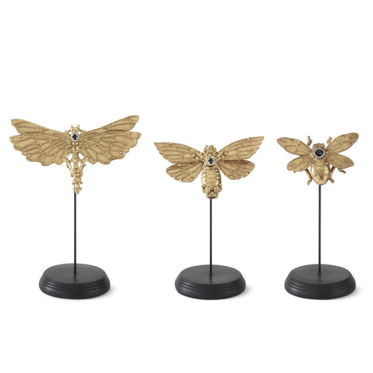 Picks Insectos Dorados S/3