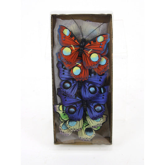 Caja Mariposas con Clip Set de 12