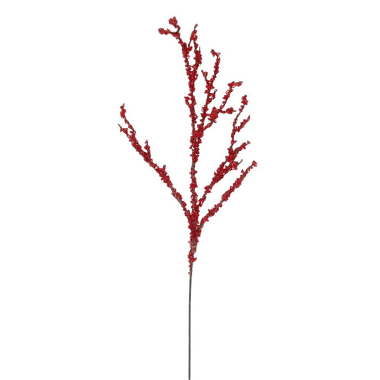 Rama Cristales Rojo 36"