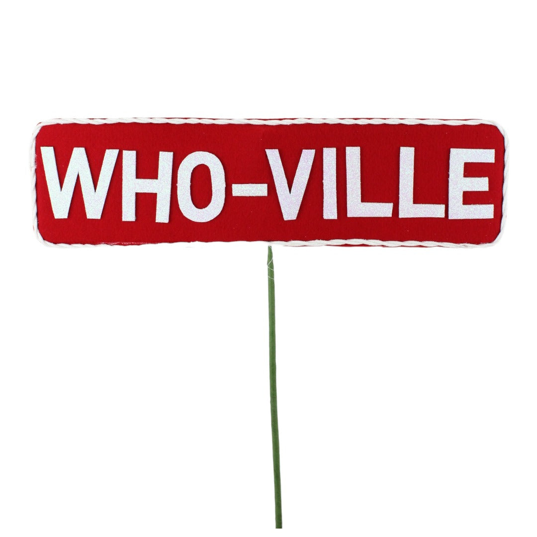 Letrero "Who-Ville" 21"