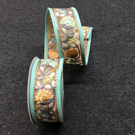 Listón Flores 2"x5yd