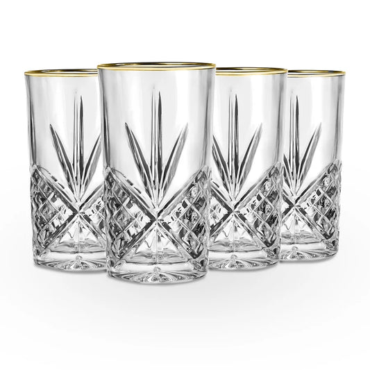 Vasos Dublin Highball Gold S/4