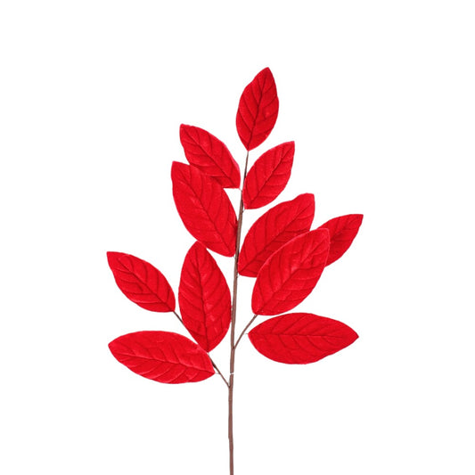 Hojas Magnolia Roja 26"