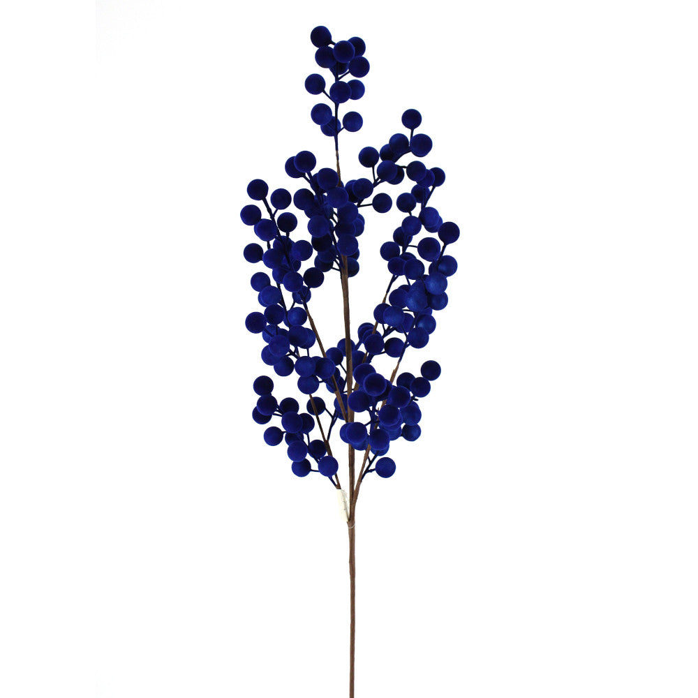 Vara Berry de Terciopelo Azu Marino 33"