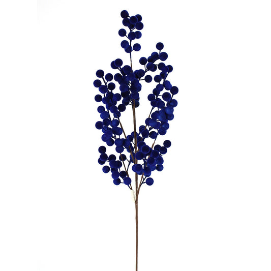 Vara Berry de Terciopelo Azu Marino 33"