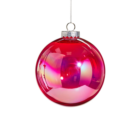 Esfera Iridescente Berry 6"