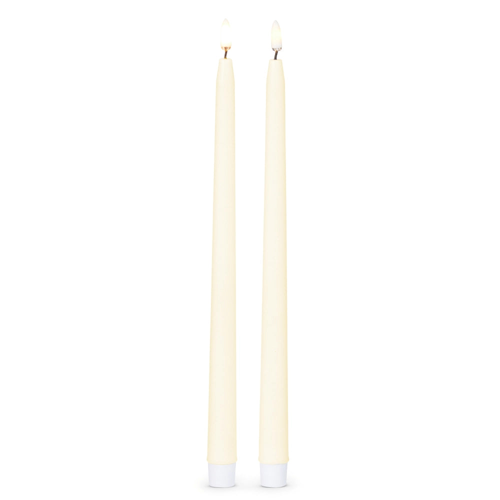 Velas de pilas Ivory 12.5" set 2