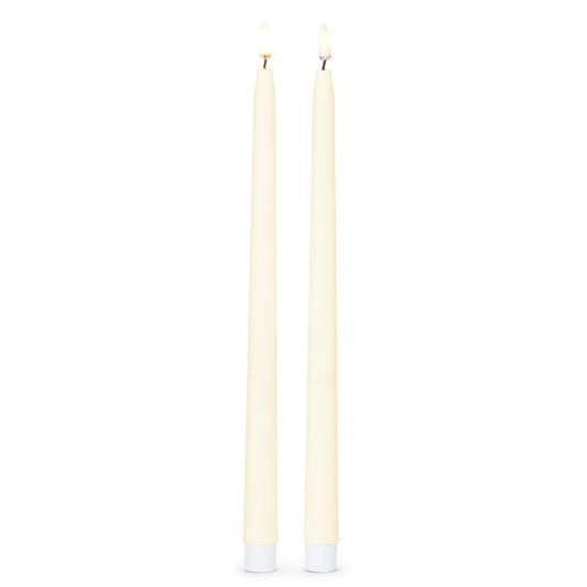 Velas de pilas Ivory 12.5" set 2