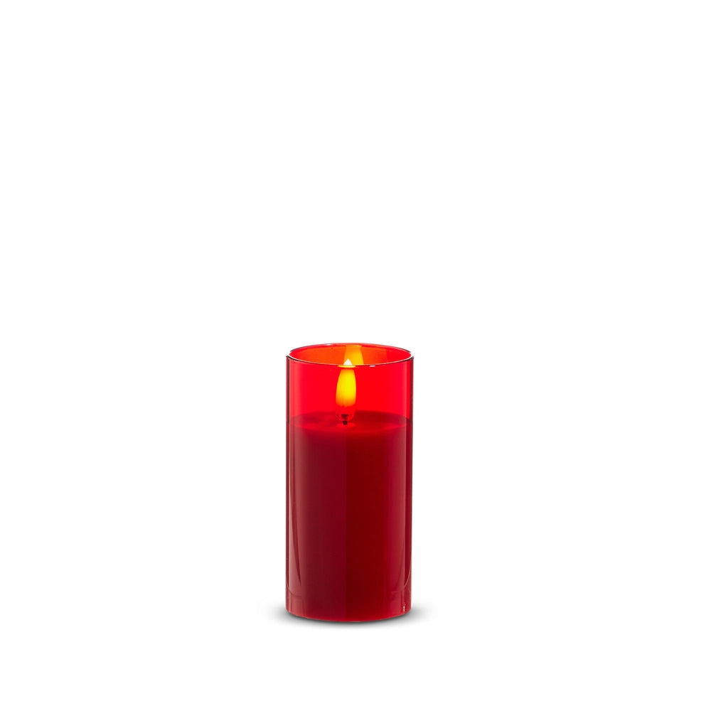 Vela vaso rojo 2"x4"