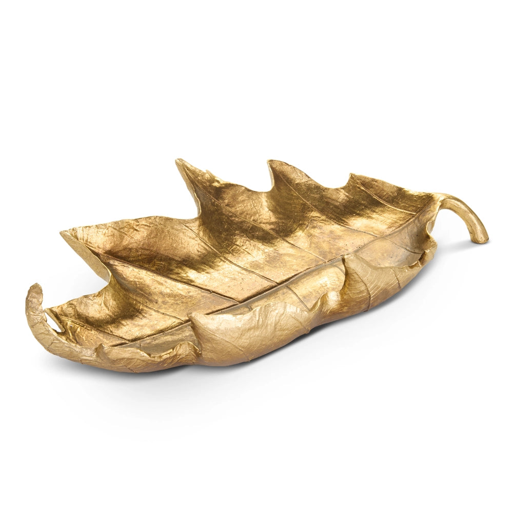 Charola Hoja Dorada 20.5"