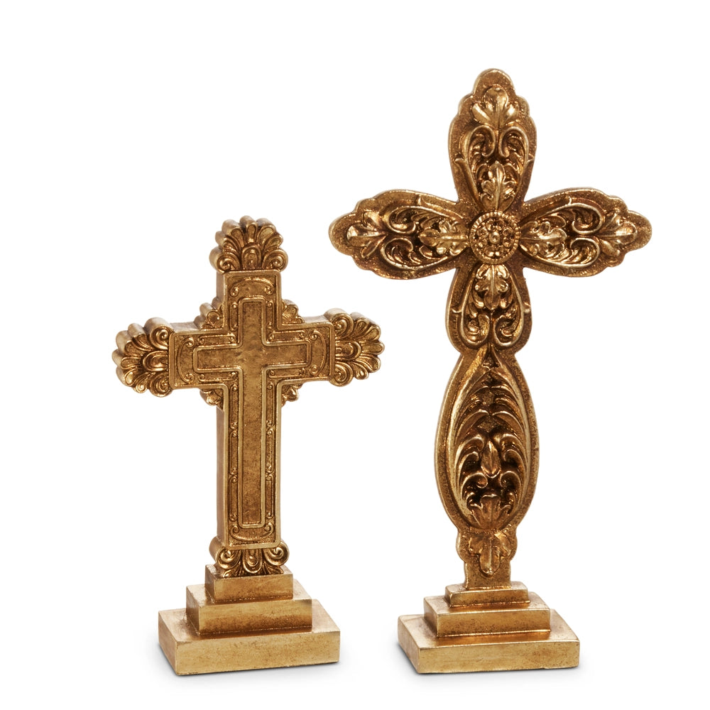 14.75" Antique Crosses set 2