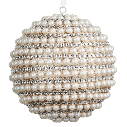 Esfera Decorativa con Perlas 5"