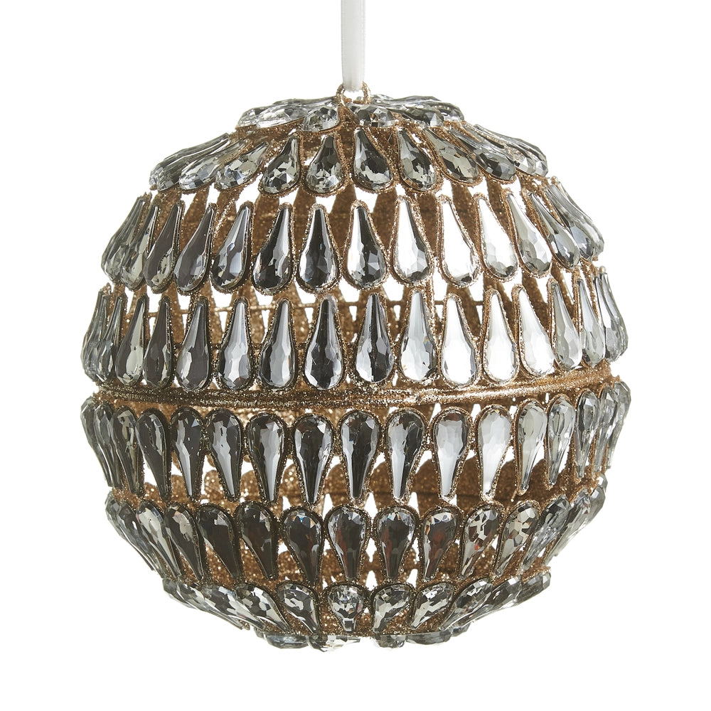 6.5" Jewel Ball Ornament