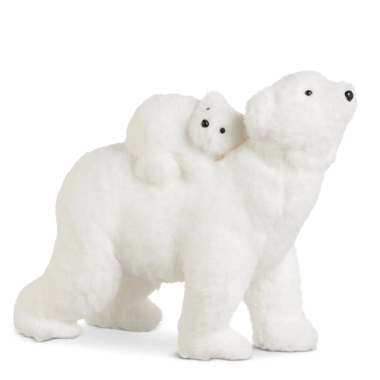 Oso Polar con Bebé 12" – 30.48 cm