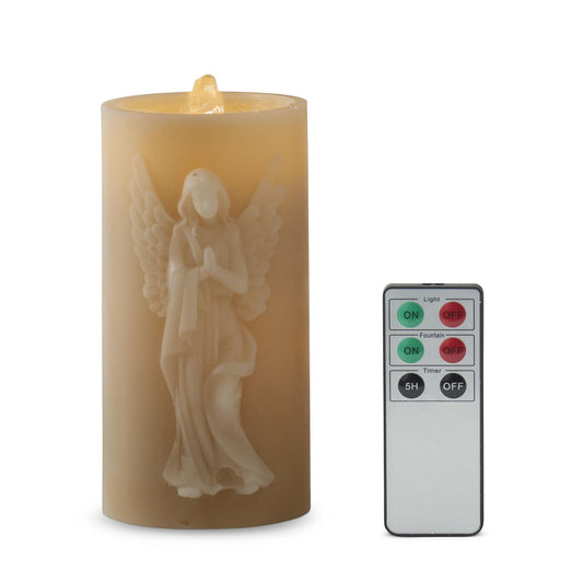 Vela de pilas  Agua con Ángel