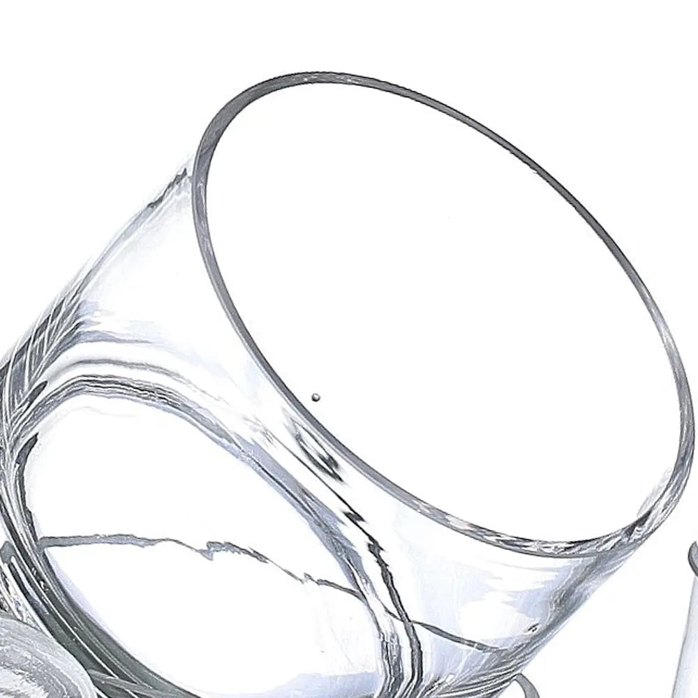 Contenedor Triple de Cristal con Tapa