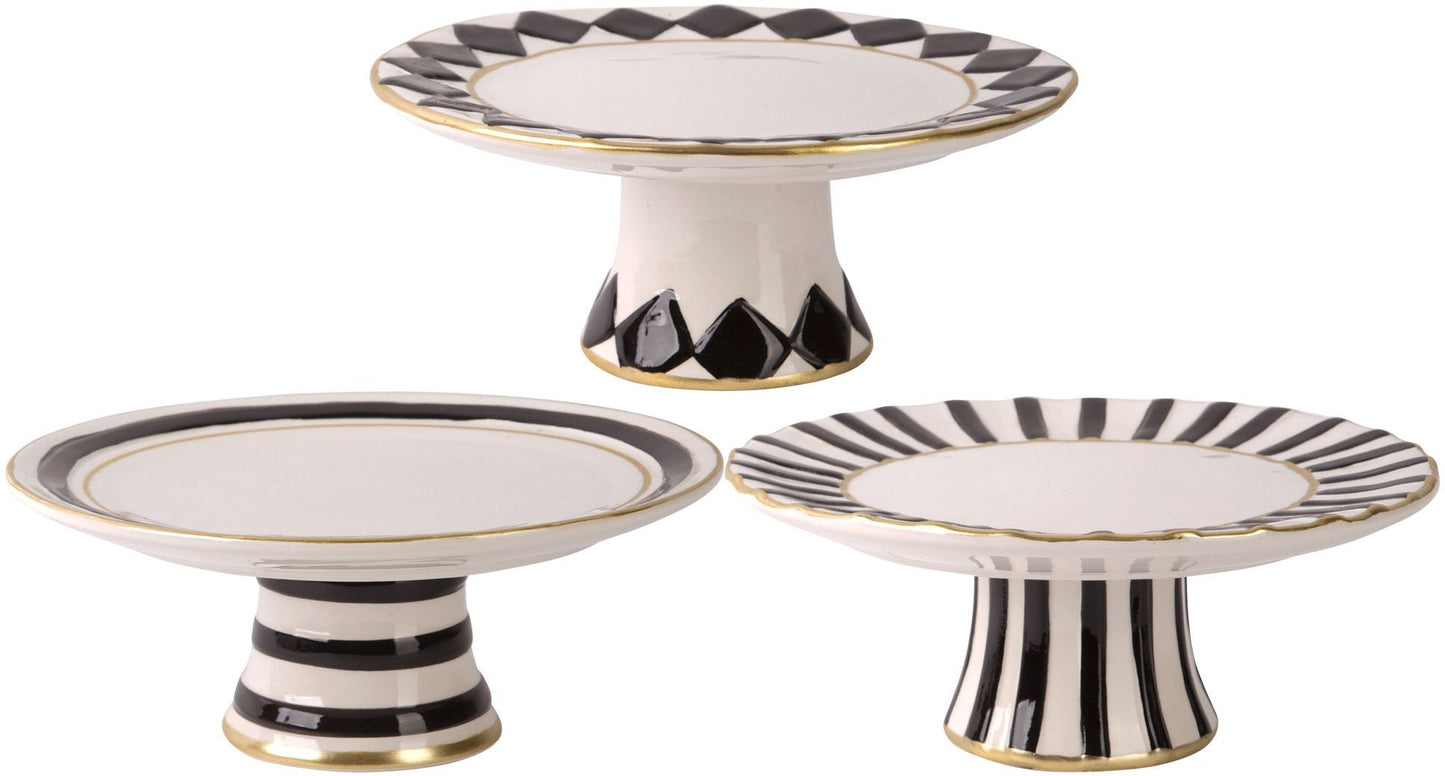 Pastelera Blanco/negro 8"