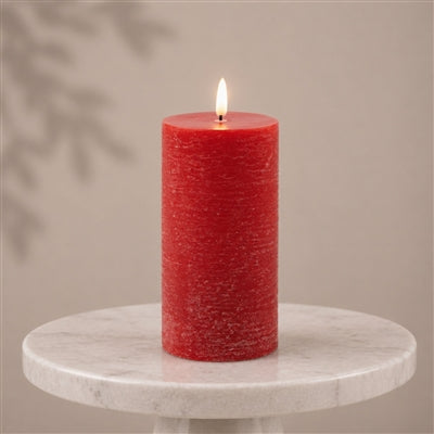 Vela de Pilas FIA roja 6"