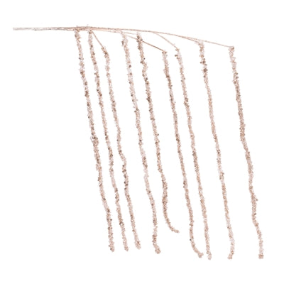 Vara Dorada Cristales Colgantes 27"