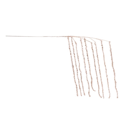 Vara Dorada Cristales Colgantes 27"