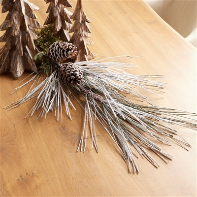 Rama Pino Aguja Nevada con Piñas