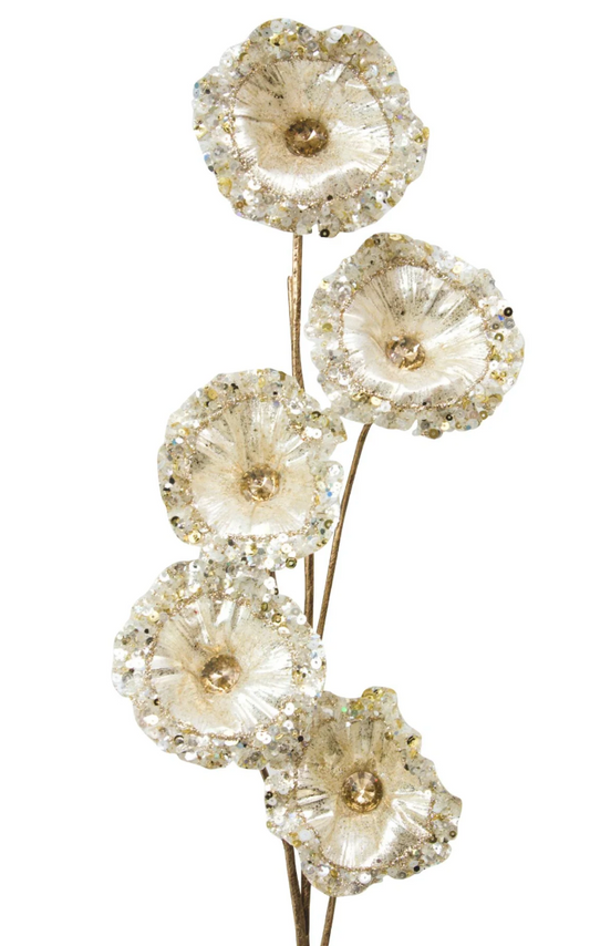 Vara Decorativa Crystal Pod 32"H