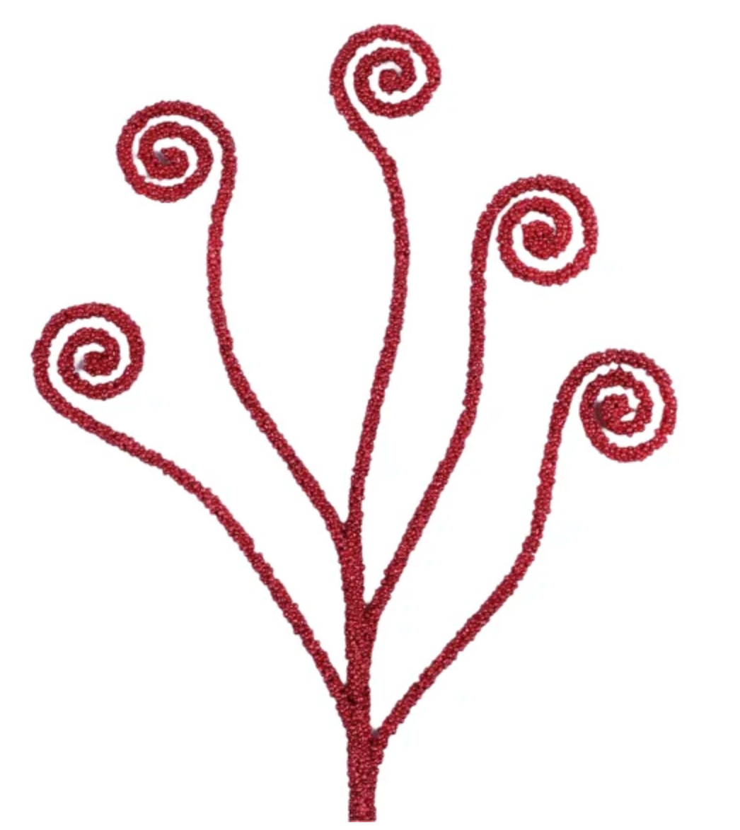 Vara Decorativa Curly Swirl 20"