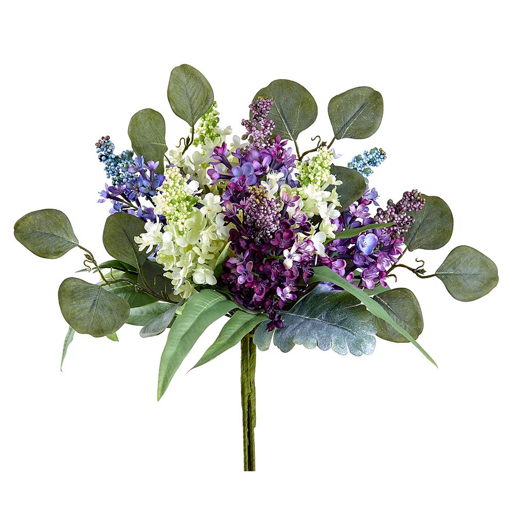 Ramo de flor morada 14"