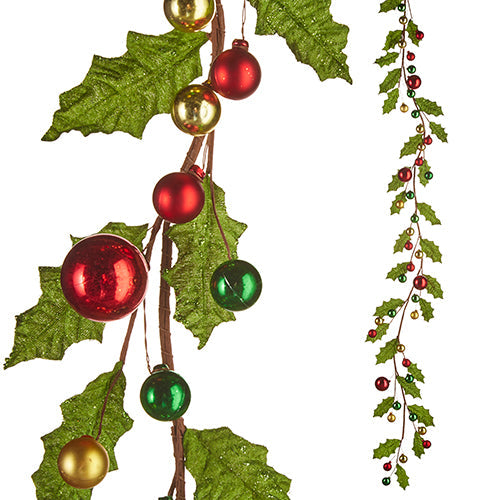 Guirnalda Holly/Esferas 5.5'