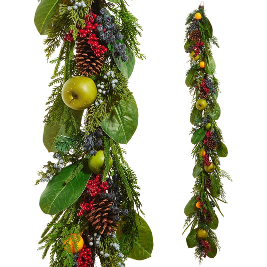 Guirnalda Decorativa de Frutas Mixtas 6'