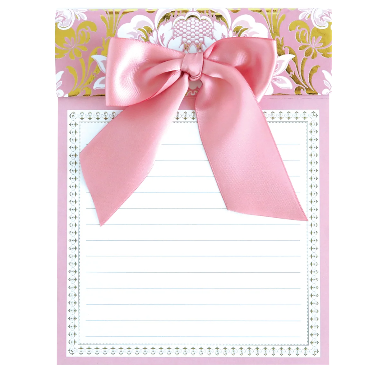 Bow Notepad Damask con Moño Anna Griffin