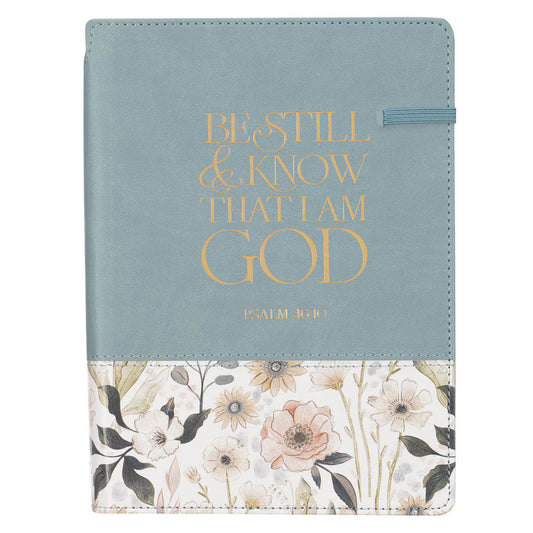 Journal con elástico "Be Still"