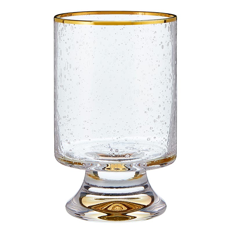 Vasos Bajos Orilla Dorada S/5