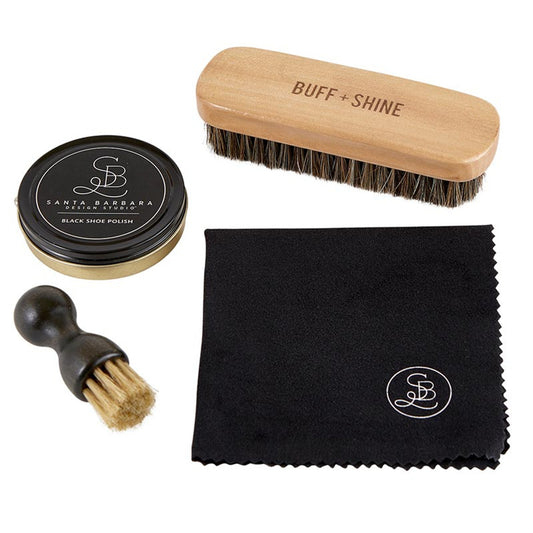 Shoe Shine Brush S/4 Kit de Regalo