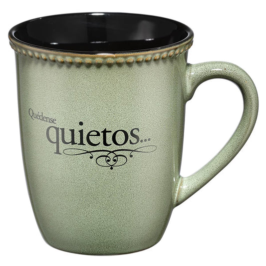 Taza "Quédense Quietos"