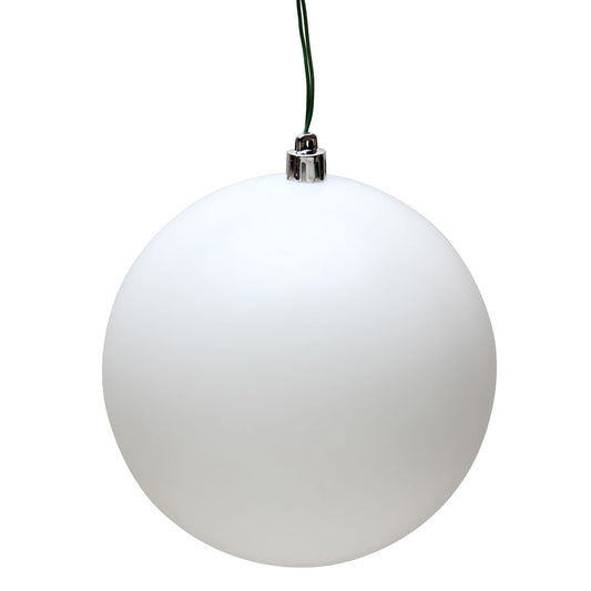Esfera Matte Blanca 6" SET/6