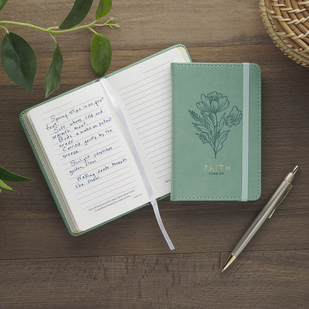 Journal con elástico "Faith"
