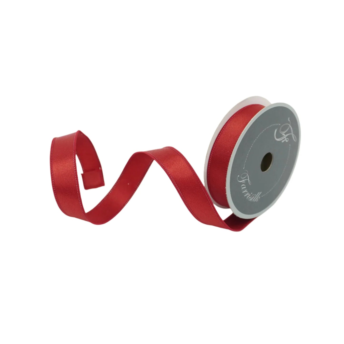 Listón Satinado Rojo Quemado  1"x10YD