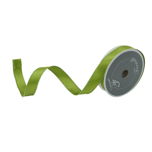 Listón Satinado Verde Olivo  1"x10yd