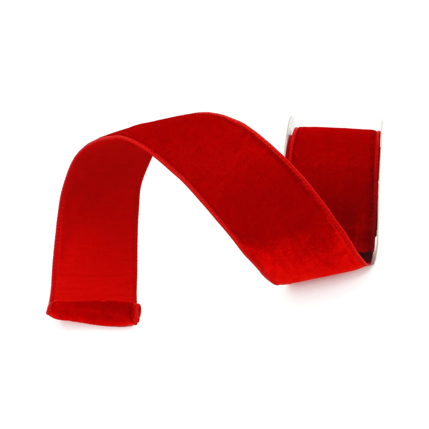 Listón Terciopelo Rojo 2.2"x10yd