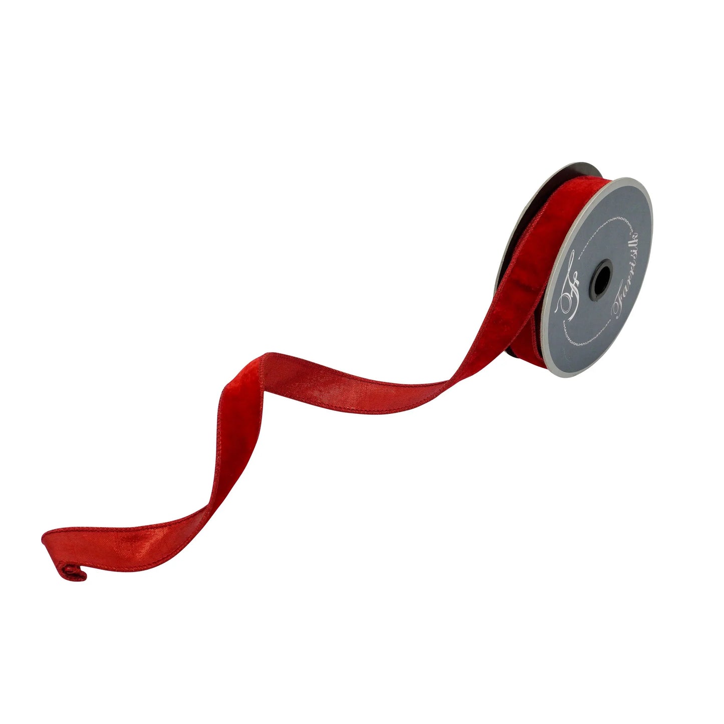 Listón Terciopelo Rojo 1"x10yd