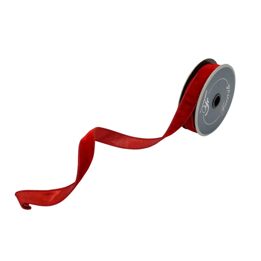 Listón Terciopelo Rojo 1"x10yd