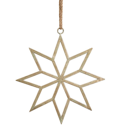 Adorno de Estrella de Metal GO/TL 13"