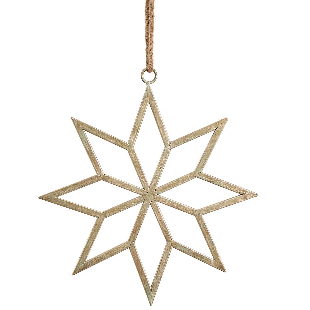 Adorno de Estrella de Metal GO/TL 18"